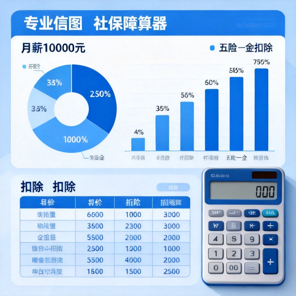 月薪10000元五险一金扣多少 配图