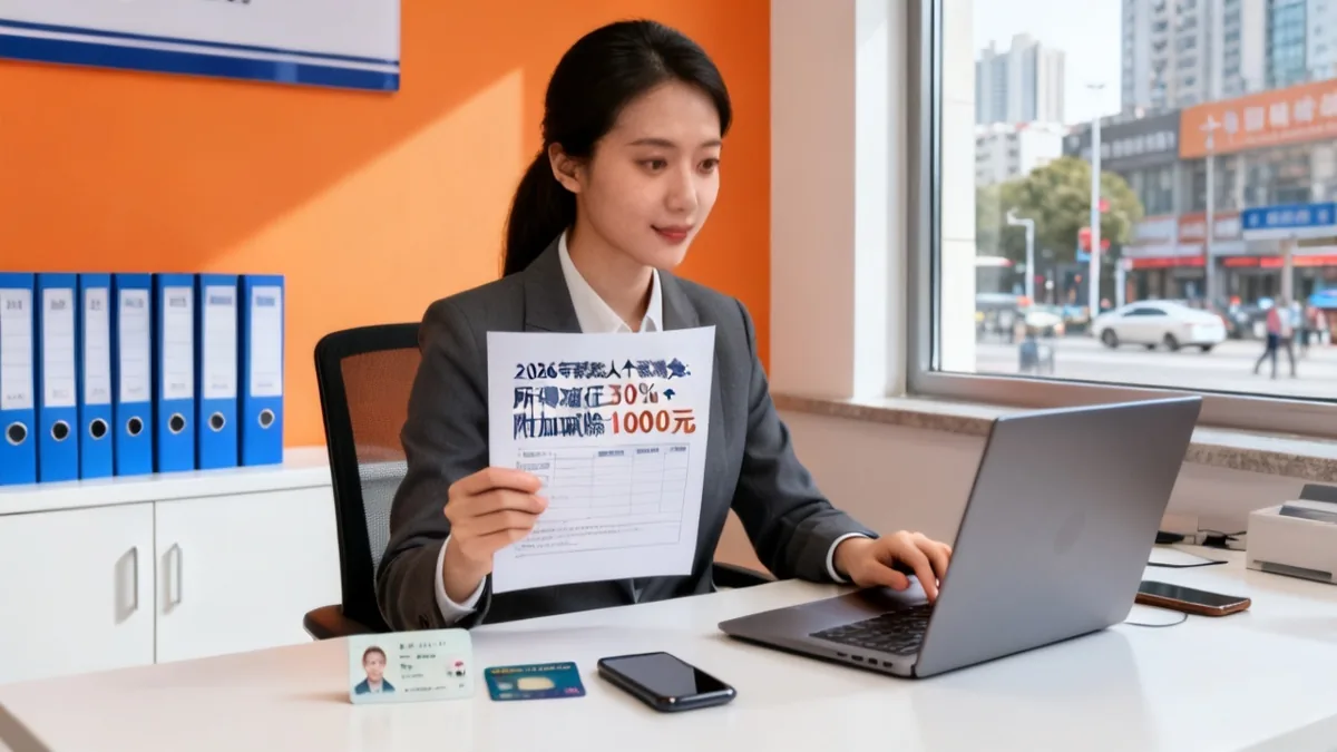 残疾人个税减免2026：所得减征30%+附加减除
