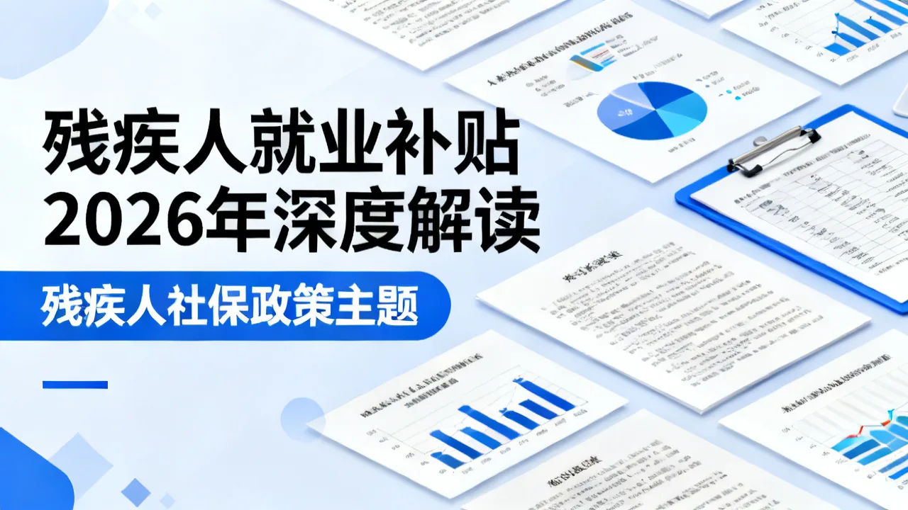 残疾人就业补贴 2026