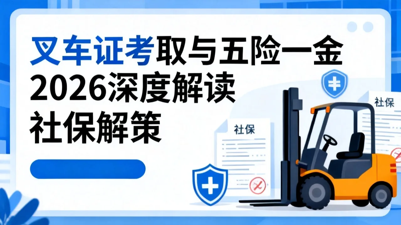叉车证考取与五险一金 2026