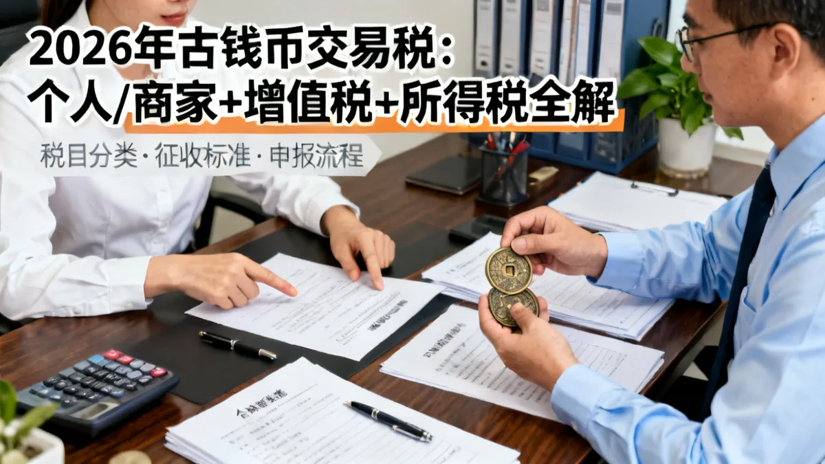 古钱币交易税2026：个人/商家+增值税+所得税