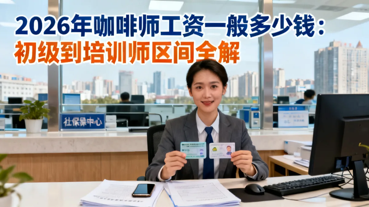 咖啡师工资2026：初级/中级/高级到培训师区间