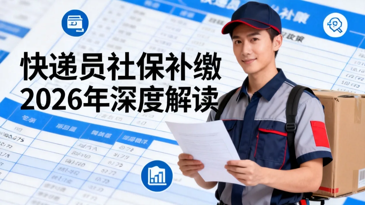 快递员社保补缴 2026