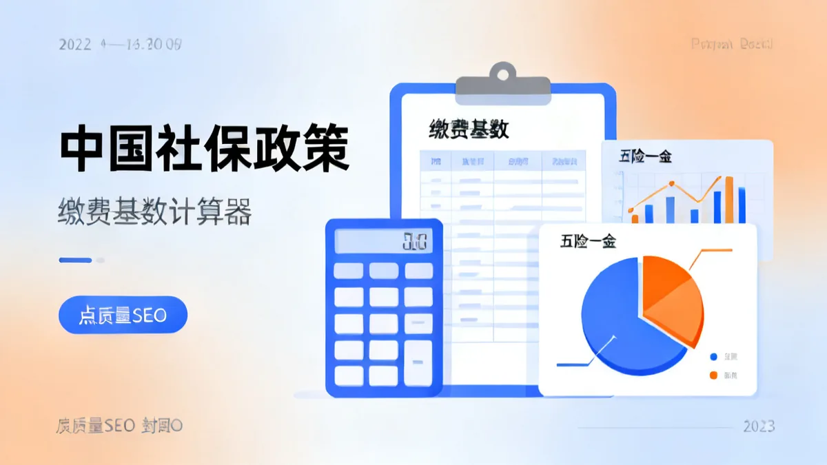 2026 社保计算器使用与五险一金在线计算全解