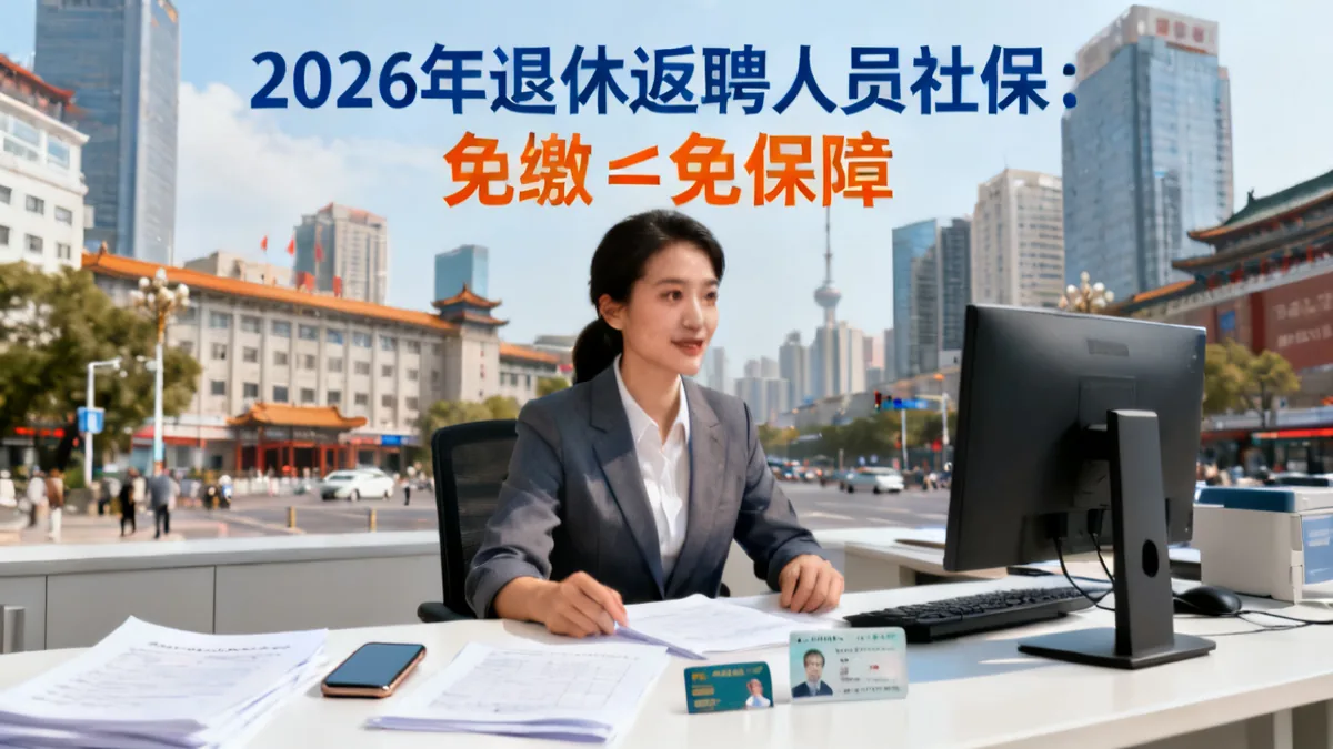 退休返聘社保2026：单位免缴、意外险与工伤保障