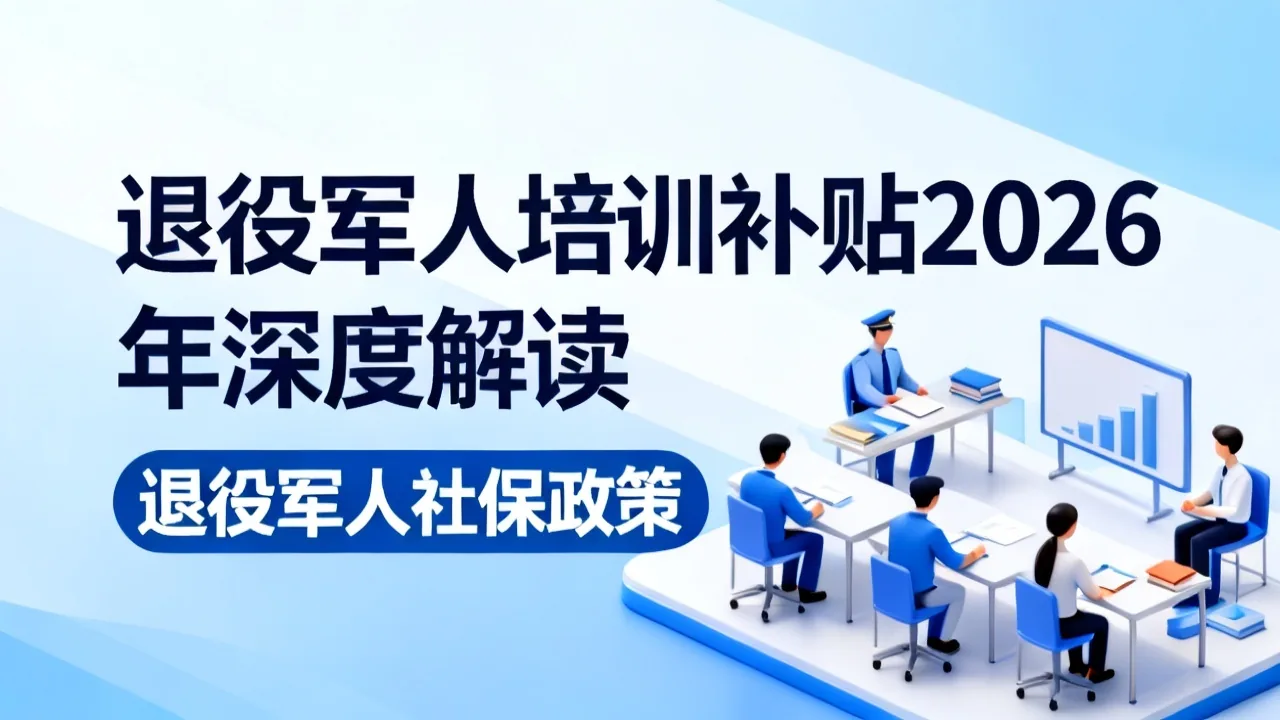 退役军人培训补贴 2026