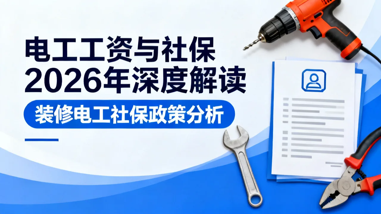 电工工资与社保 2026