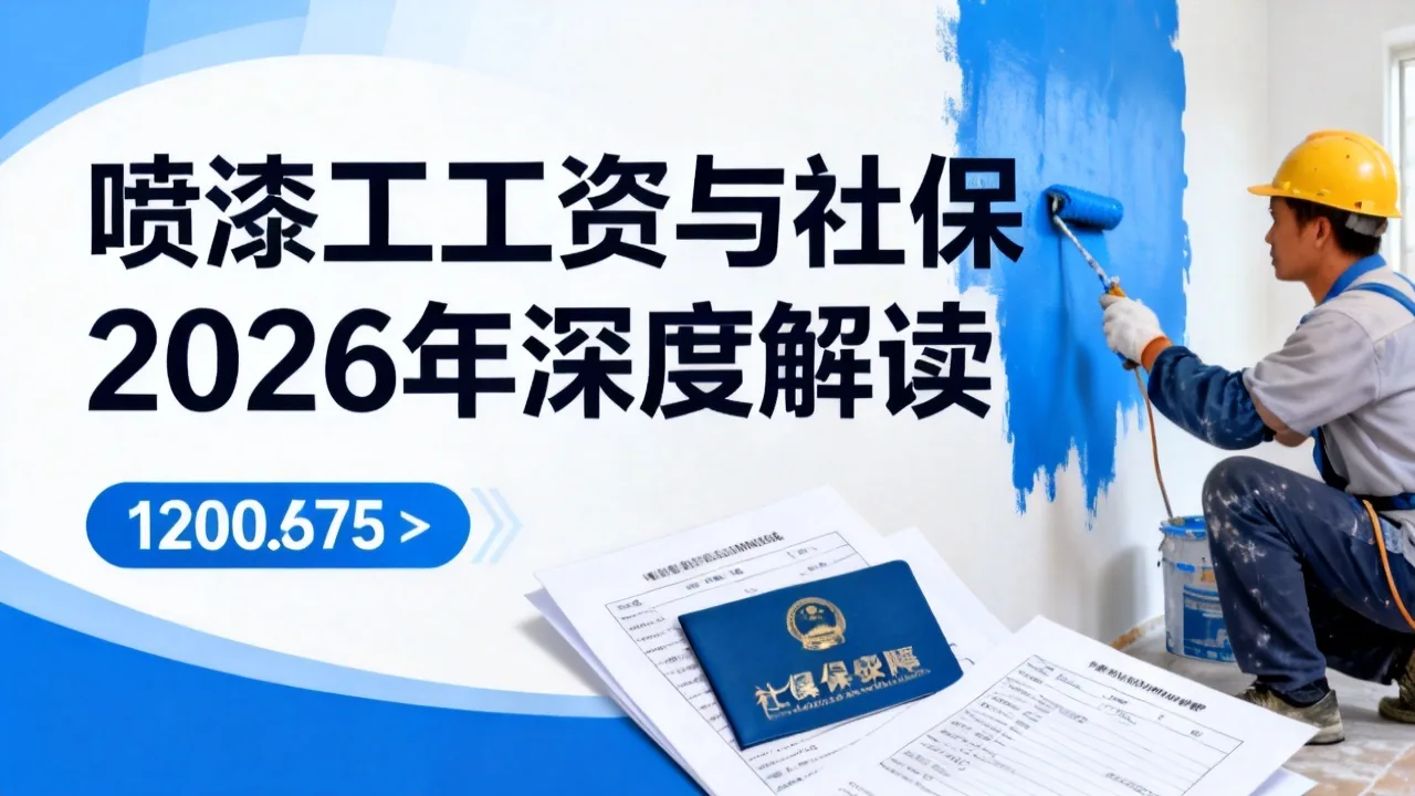 喷漆工工资与社保 2026