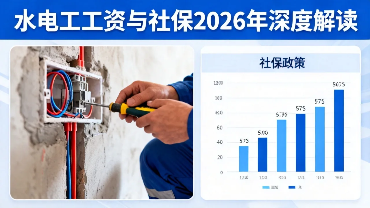 水电工工资与社保 2026