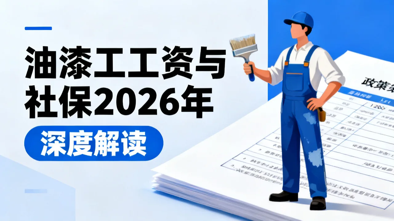 油漆工工资与社保 2026